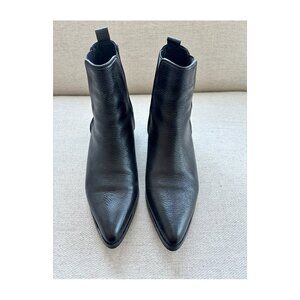 Slip on Ankle Booties Black